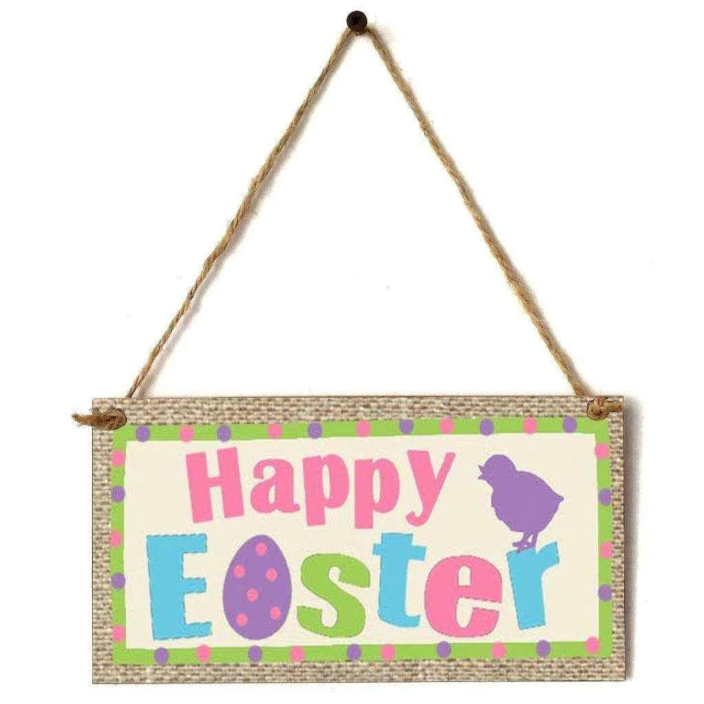 Easter Ornaments - Set of 20 - 10x20cm - Poplar Plywood , 