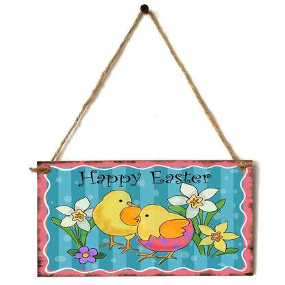 Easter Ornaments - Set of 20 - 10x20cm - Poplar Plywood , 