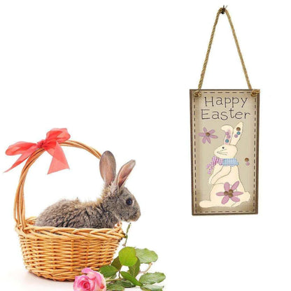 Easter Ornaments - Set of 20 - 10x20cm - Poplar Plywood , 