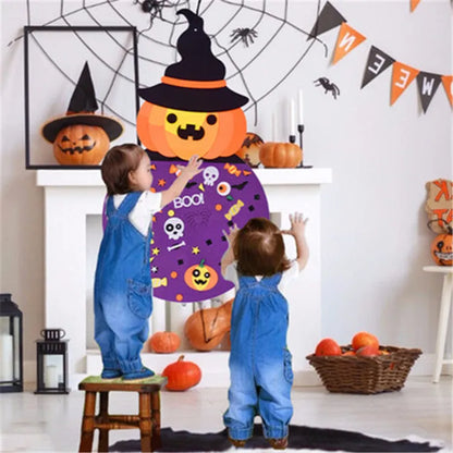 3D Felt Halloween Pumpkin Kids DIY Craft Kit – Fun & Creative Halloween Activity