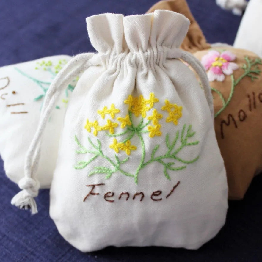 Handmade DIY Embroidery Sachet Material Pack