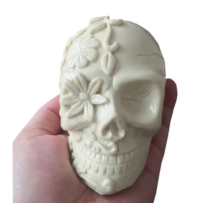 Skull Mousse Cake Silicone Mold Candle Aromatherapy Gypsum Tool DIY Resin Craft