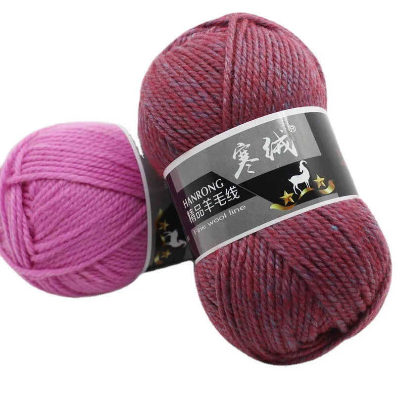 Cashmere Wool Ball Thick Knitting Yarn Ball Self-woven Woven Material Kit