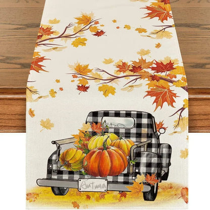 Autumn Thanksgiving Atmosphere Decorative Table Cloth