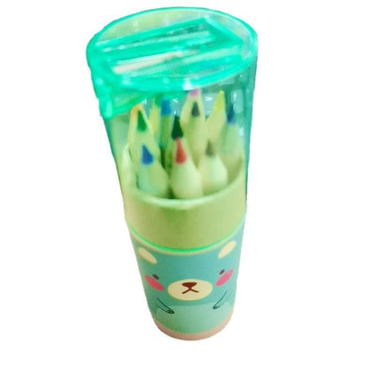 Cartoon 12 Color Pencil Children's Gift Student Stationery