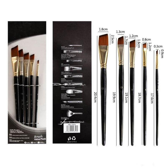 Fine Line Brush Gouache Paintbrush set - DiyCraftsProject