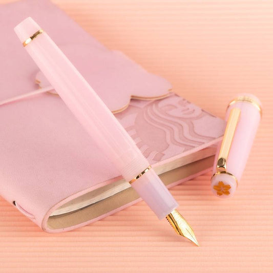 Flat - top Cherry Blossom Calligraphy Pen - DiyCraftsProject