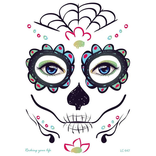 Halloween Face Sticker – Perfect for Halloween Makeup and Costumes - DiyCraftsProject