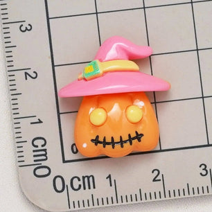Halloween Pumpkin Cartoon Resin Cabochon Pendants – DIY Ornament Accessories for Halloween Crafts - DiyCraftsProject