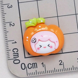 Halloween Pumpkin Cartoon Resin Cabochon Pendants – DIY Ornament Accessories for Halloween Crafts - DiyCraftsProject
