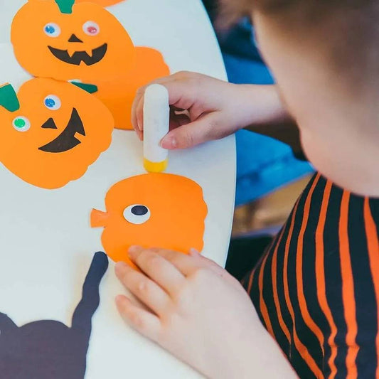 Halloween Pumpkin DIY Foam Patch for Kids - DiyCraftsProject