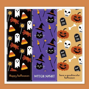 Halloween Self - adhesive Rectangular Sticker - DiyCraftsProject