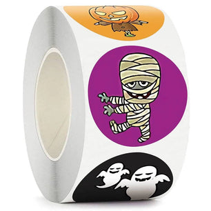 Halloween Thank You Label Trick Or Treat Sticker - DiyCraftsProject