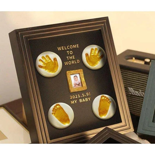 Hand And Foot Print Baby Keepsake - DiyCraftsProject