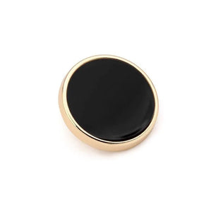 High - end High - leg Men's And Women's Suit Shirt Coat White Black Round Decorative Metal Buttons - DiyCraftsProject