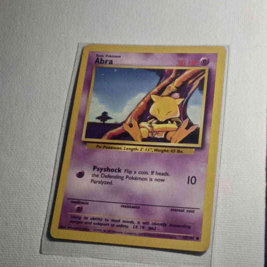 Abra (43/102) Vintage Pokémon Card: – Base Set 1999 - Near Mint