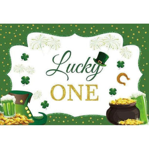 Irish National Day Party Background Banner - Festive Flag, Polyester Fabric, 150x100cm & 180x120cm - DiyCraftsProject