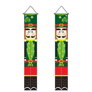 Irish National Day Porch Flag - 22 Unique St. Pat's Day Couplets (Pair) - DiyCraftsProject