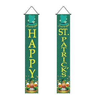 Irish National Day Porch Flag - 22 Unique St. Pat's Day Couplets (Pair) - DiyCraftsProject