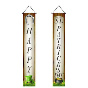 Irish National Day Porch Flag - 22 Unique St. Pat's Day Couplets (Pair) - DiyCraftsProject