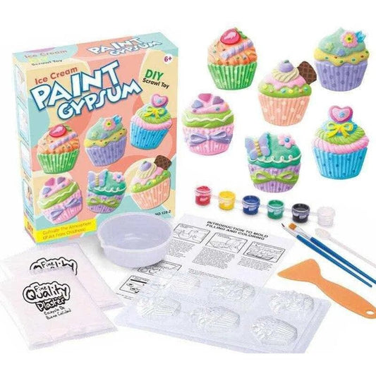 Kids Crafts Toy Plaster Mold Kit Painting Set Plaster Animals Plaster Scone - DiyCraftsProject