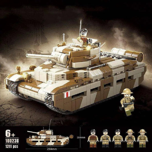 Mathilda MKII Infantry Tank Model Building Kit - 1211 pcs - DiyCraftsProject