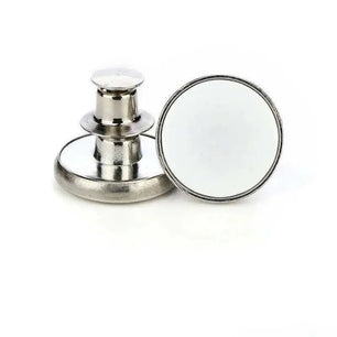 Metal Snap Buttons - Detachable Jeans Button - Retractable Pants Fasteners - 1.7cm - DiyCraftsProject
