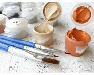 Mountain Paint by Numbers Kit - Create Your Own Masterpiece - DiyCraftsProject