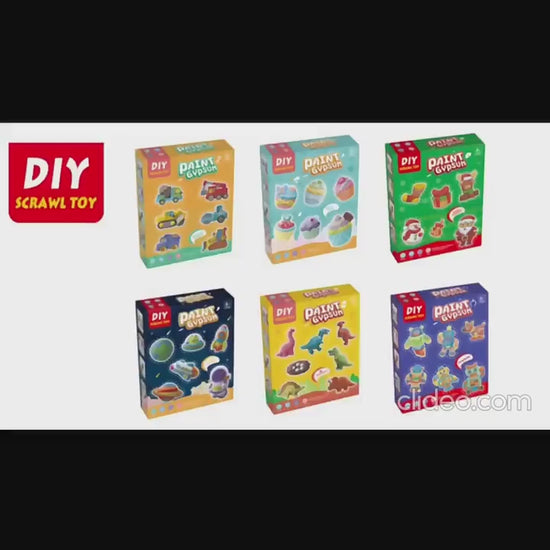 Plaster Crafts Toy Plaster Mold Kit Gypsum Painting For Kids