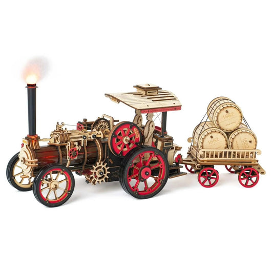 Robotime Rokr Train Model 3D Wooden Puzzle For Steam Engine - DiyCraftsProject