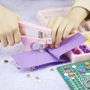 Snap Pliers Set Sewing & Dressmaking Supplies - DIY Press Button Kit (1.2cm Buttons) - DiyCraftsProject