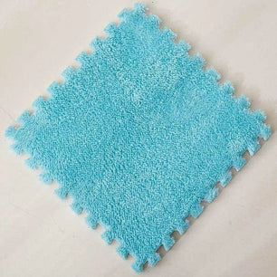 Sponge Floor Interlocking Square Mat Plush Carpet - DiyCraftsProject
