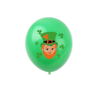 St. Patrick's Day Clover Balloons - 40 Mixed Latex Balloons - DiyCraftsProject