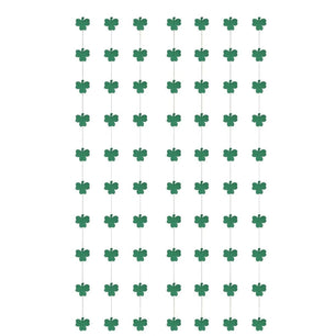 St. Patrick's Day Glitter Paper Banner Kit - 10 Pieces, 1.5m Cord Length - DiyCraftsProject
