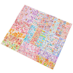 Stickers Cute Laser Journal Stickers PVC Waterproof Notebook Stickers DIY Stickers Suit - DiyCraftsProject