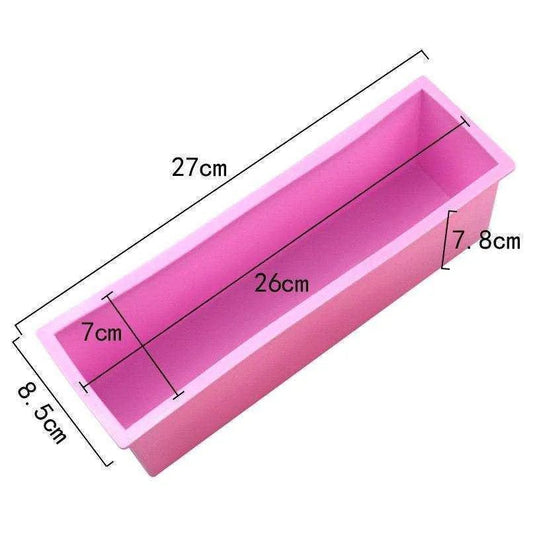 Wooden Rectangular Handmade Soap Box - Create Perfect 27*8.5*8cm Bars with Cutting Soap Box - DiyCraftsProject