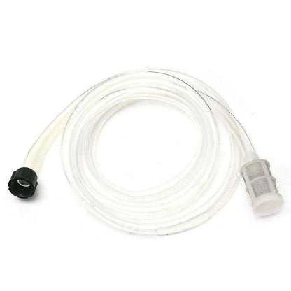 a white cord with a black cord and a white cord