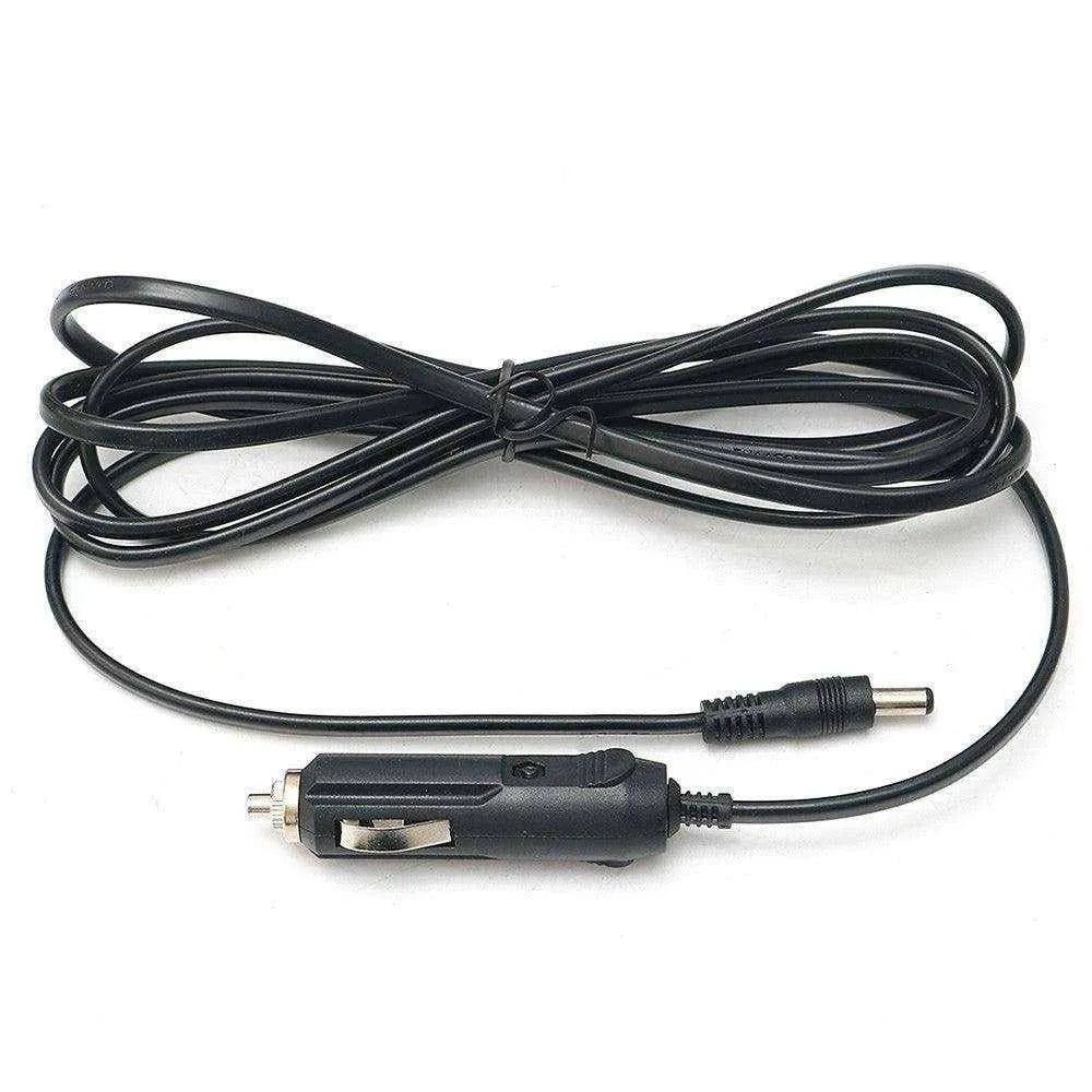 a close up of a black cord with a white background