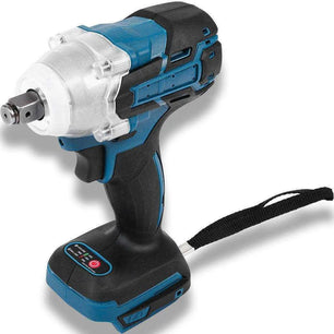 a corded drill is plugged into a cord
