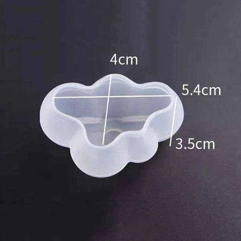 3D Cloud Mold Cloud Candle Transparent Silicone Mold