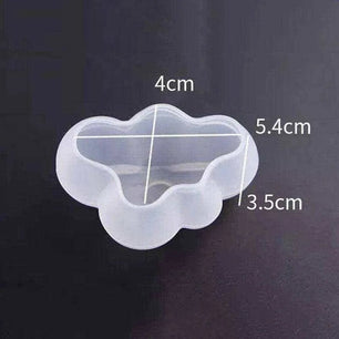 3D Cloud Mold Cloud Candle Transparent Silicone Mold - DiyCraftsProject