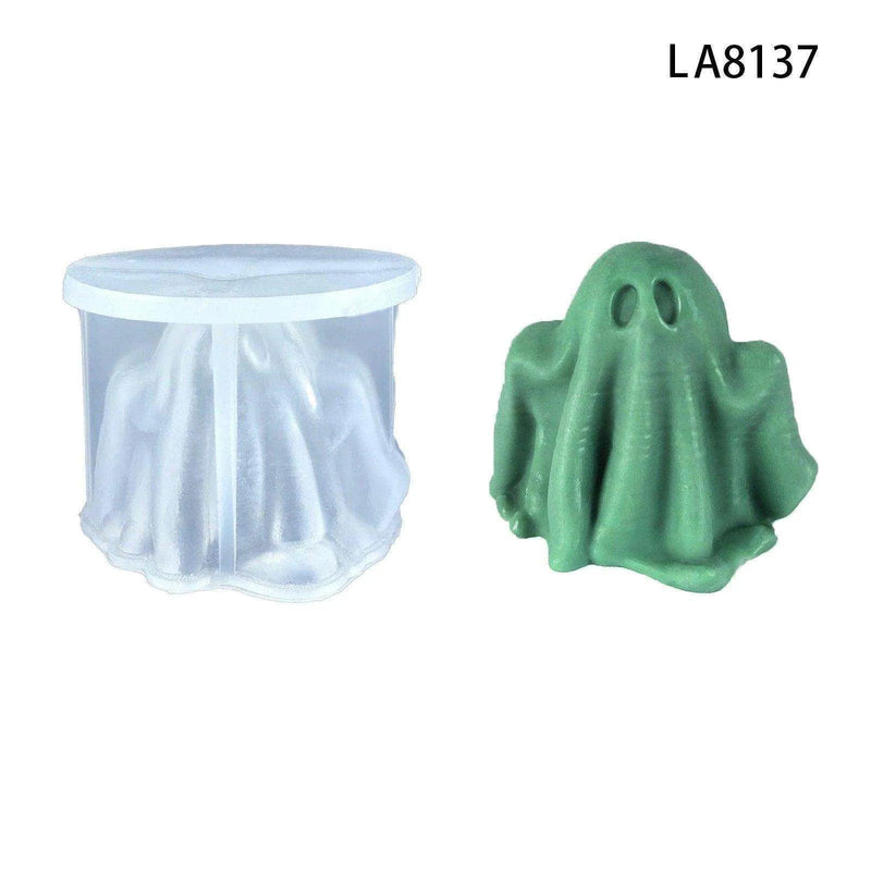 3D Ghost Mold Epoxy Mold Ghost Candle Spooky Decoration Halloween Decor