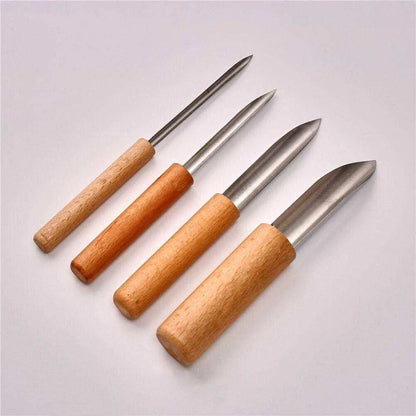 4 Semi Circular Clay Tools Hole Punches