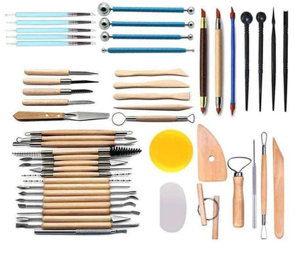 51 Clay sculpting tool set bulk pottery tools for potters