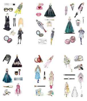 Aesthetic Stickers Laptop Stickers Pack Scrapbook Supplies