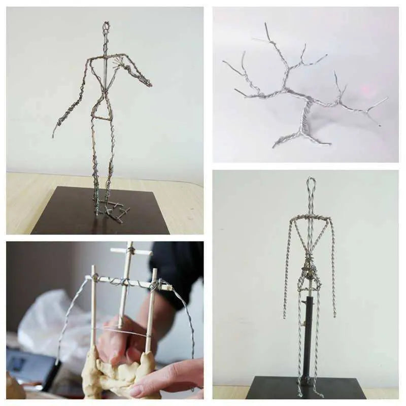 Aluminium Wire Skeleton Model Making Sculpture Frame