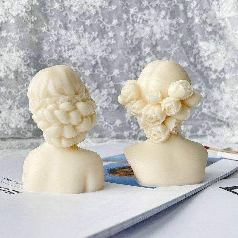 Female Body Mold Soap Molds Artemis Bust Statue DIY Candle Making