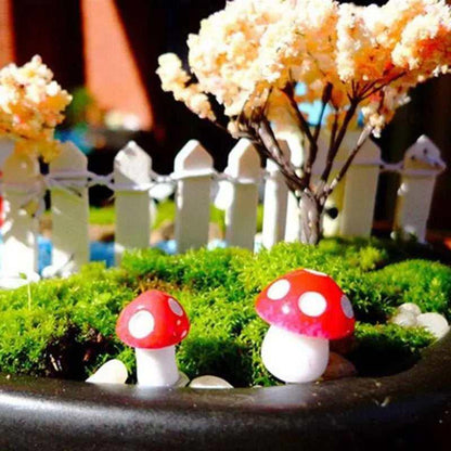 Artificial mushroom mini fairy garden model making supplies