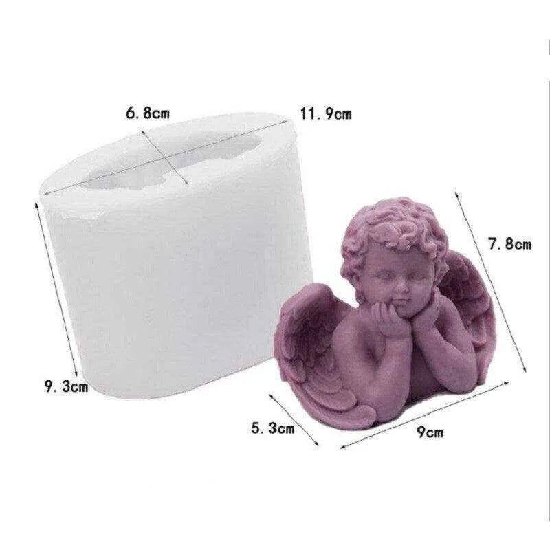 Baby Angel Mold Cherub Silicone Molds DIY Candle Making Make Your Own Soap