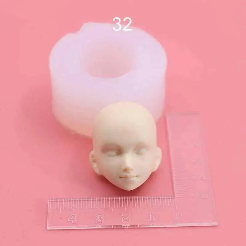 Baby Face Mold For Doll Making Silicone Mould Fondant Molds Chocolate Making DIY Resin Casting